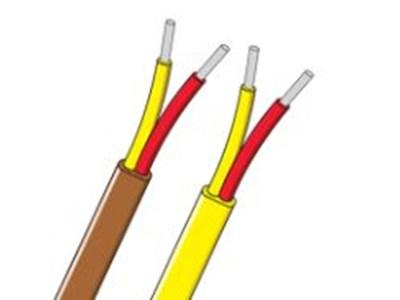 Termotråd Type T (brun), 100 m, Cu CuNi, Class 2. Nøjagtighed +/-1,0°C. består af èn tråd