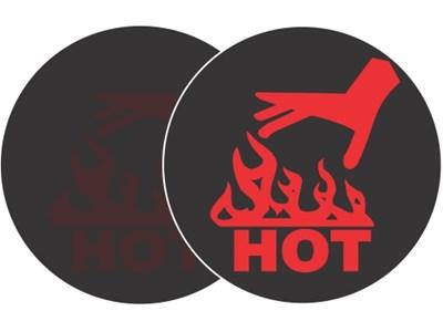 Hand Hot Indicators Range 50°C - 10 stk/pk.