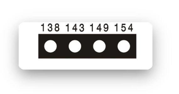 Thermax Micro Level 4 Range 6, 138°-154°C - 10 pcs/pack., minimum purchase 5 packs.