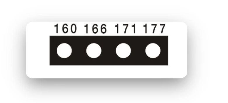 Thermax Micro Level 4 Range 7, 160°-177°C - 10 pcs/pack., minimum purchase 5 packs.