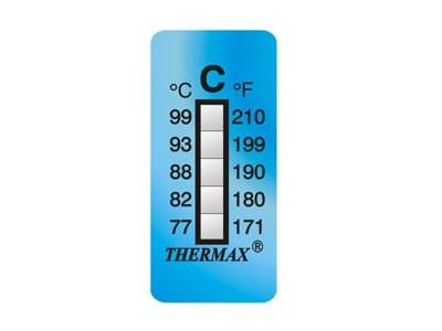 Thermax Level 5 Range C, 77°-99°C - 10 pcs/pack., minimum purchase 10 packs.