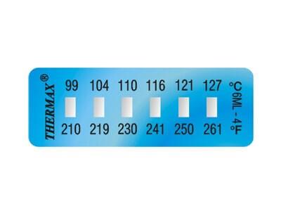 Thermax Level 6 Range 4, 99°-127°C - 10 pcs/pack., minimum purchase 10 packs.
