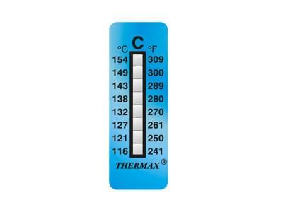 Thermax Level 8 Range C, 116°-154°C - 10 pcs/pack., minimum purchase 10 packs.