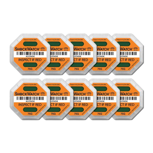 ShockWatch RFID 75G (Orange) - min. køb 100 stk. 