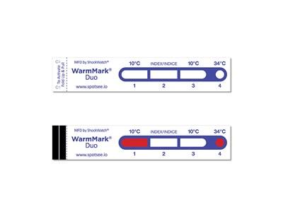 WarmMark DUO, 10°C/34°C - min. køb 100 stk. 
