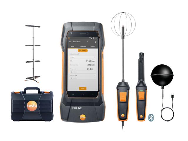 testo 400 IAQ and comfort kit with tripod