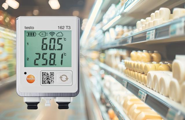 Testo 162 T3 datalogger m/display og 2 indgange