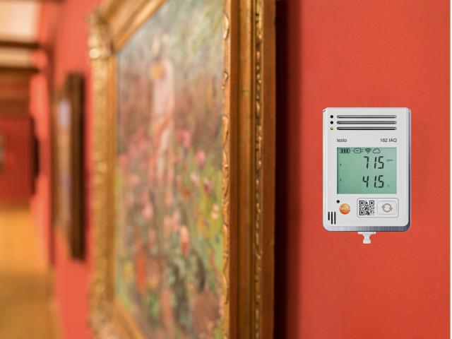 Testo 162 IAQ datalogger m/display og 4 intern følere