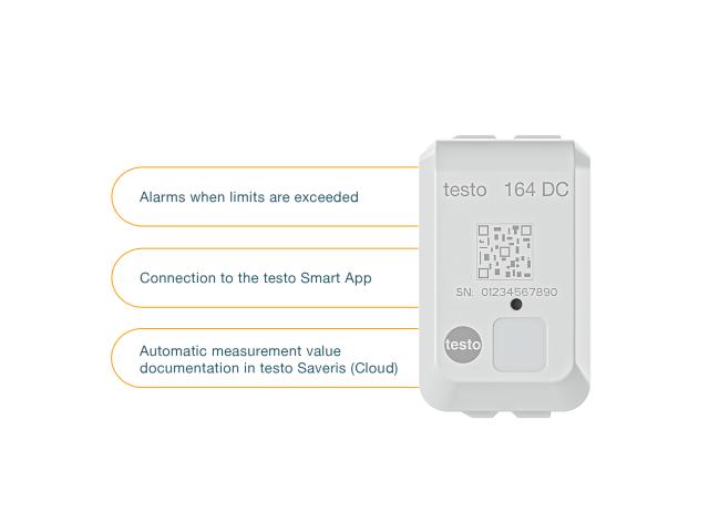 Testo 164 DC mini door contact data logger