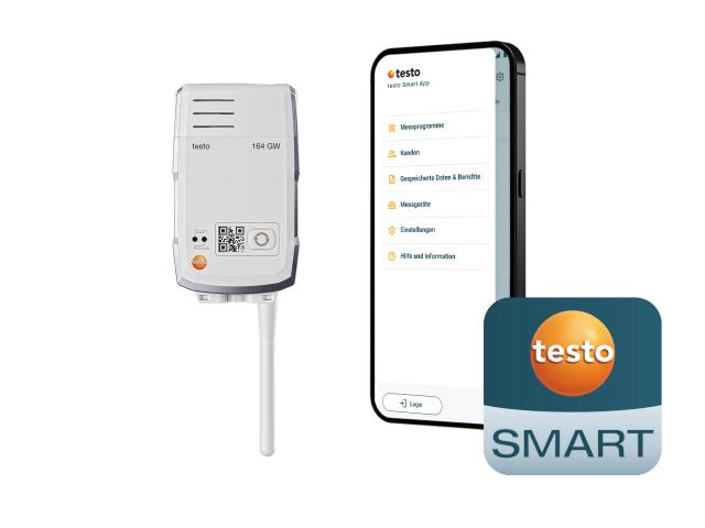 Testo 164 GW Gateway for mini data loggers with wireless LAN