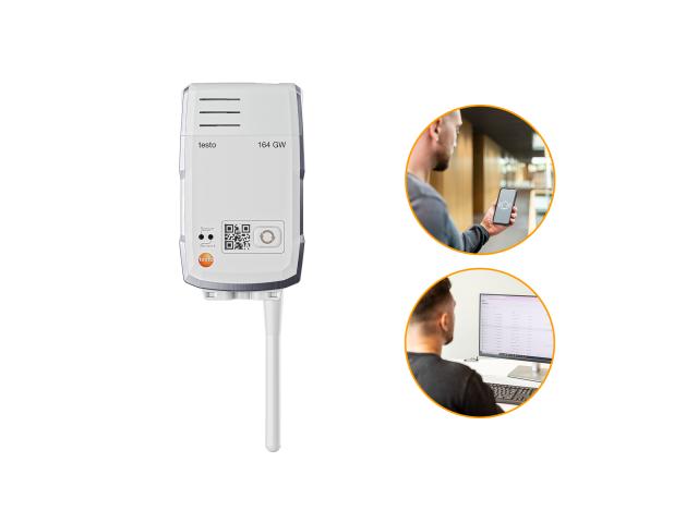 Testo 164 GW Gateway for mini data loggers with wireless LAN