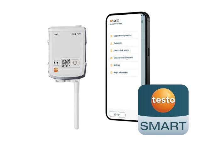 Testo 164 GW Gateway for mini data logger with Ethernet