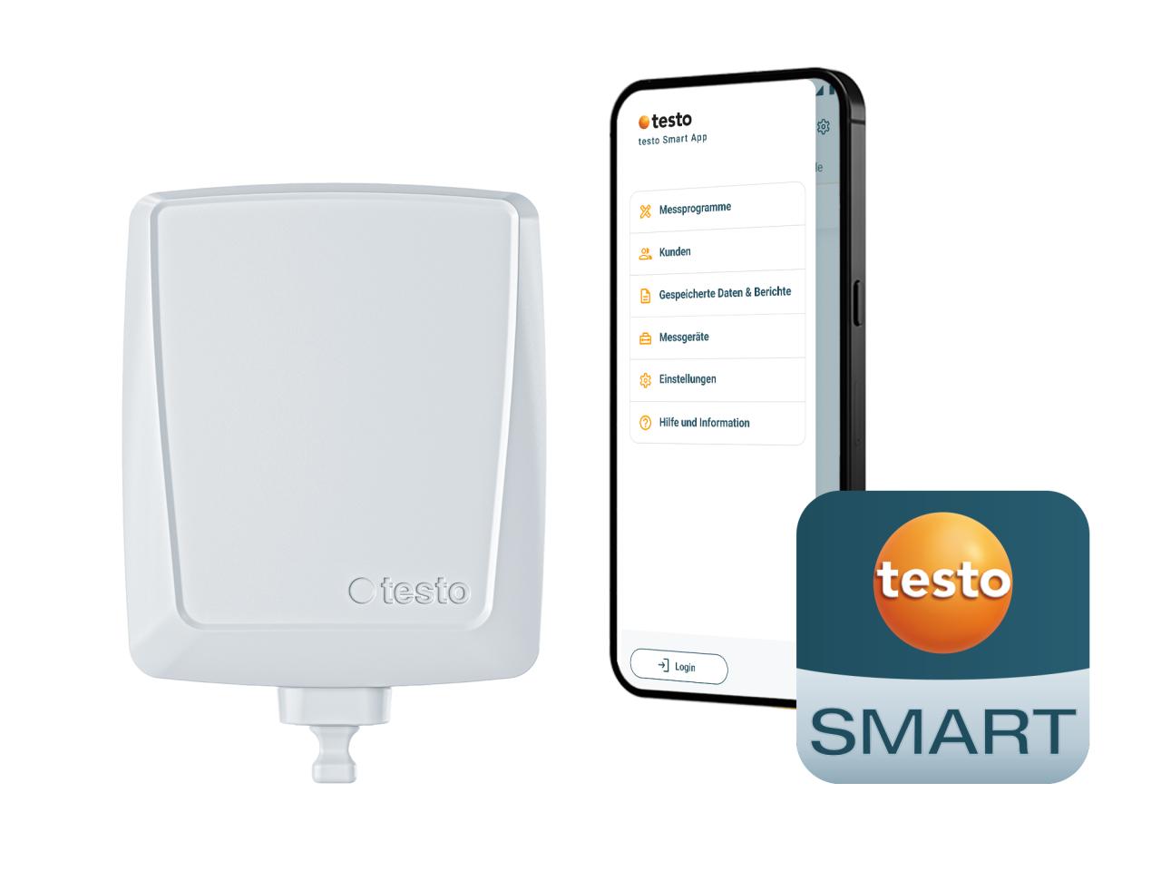 Testo 160 T datalogger m/intern temperatursensor