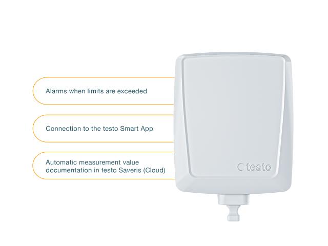 Testo 160 T datalogger with internal temperature sensor