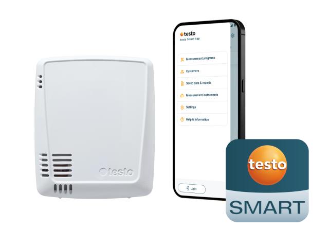 Testo 160 TH datalogger m/intern Fugt og Temp. sensor
