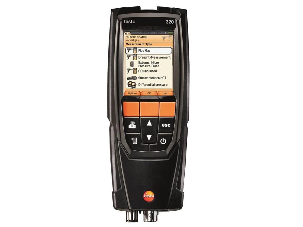 ##Testo 320 analyser with H2 compensation