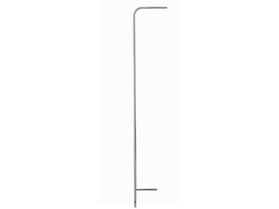 Pitotrør rustfrit L=500mm, Ø=7mm max+600°C, 