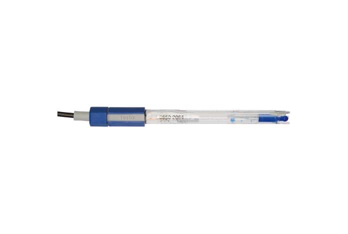 pH universal plastic electrode with temperature sensor