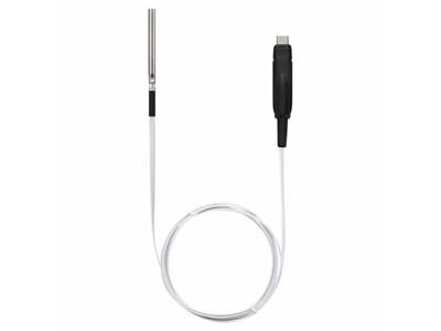 Digital Pt-100 sensor L=50mm, with 5m cable, Measurement range: -100° to +150°C