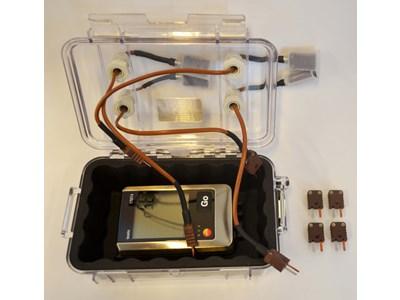Testo 176-T4 i vandtæt boks