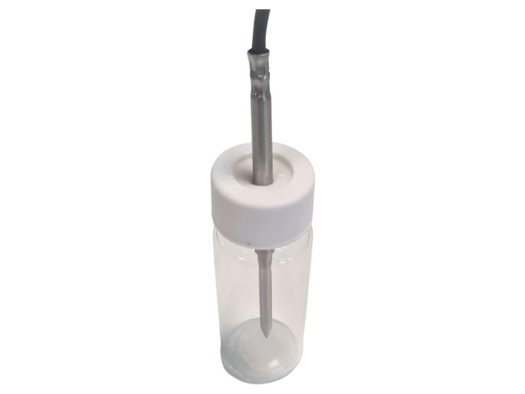 Glass with insert lid, 30ml.