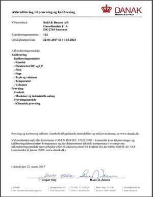 DANAK akkrediteringsdokument