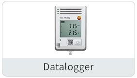 Håndholdt Testo datalogger anvendt til overvågning af luftfugtighed