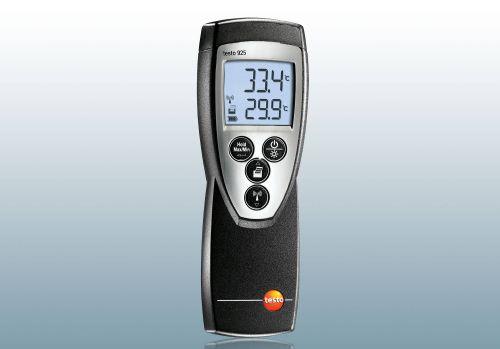 Testo 735-1 temperaturmåler med tre kanaler og T/C K-prober til præcis måling