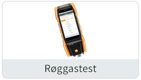 Testo røggastester måler kulilte og kuldioxid for optimal forbrænding
