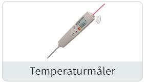 Digital temperaturmåler viser temperatur på display