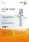 testo 105 one-hand thermometer with frozen goods measuring tip